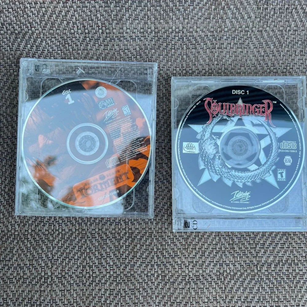 Planescape Torment Soulbringer PC Big Box Dual Jewel AD&D RPG Windows 95 98